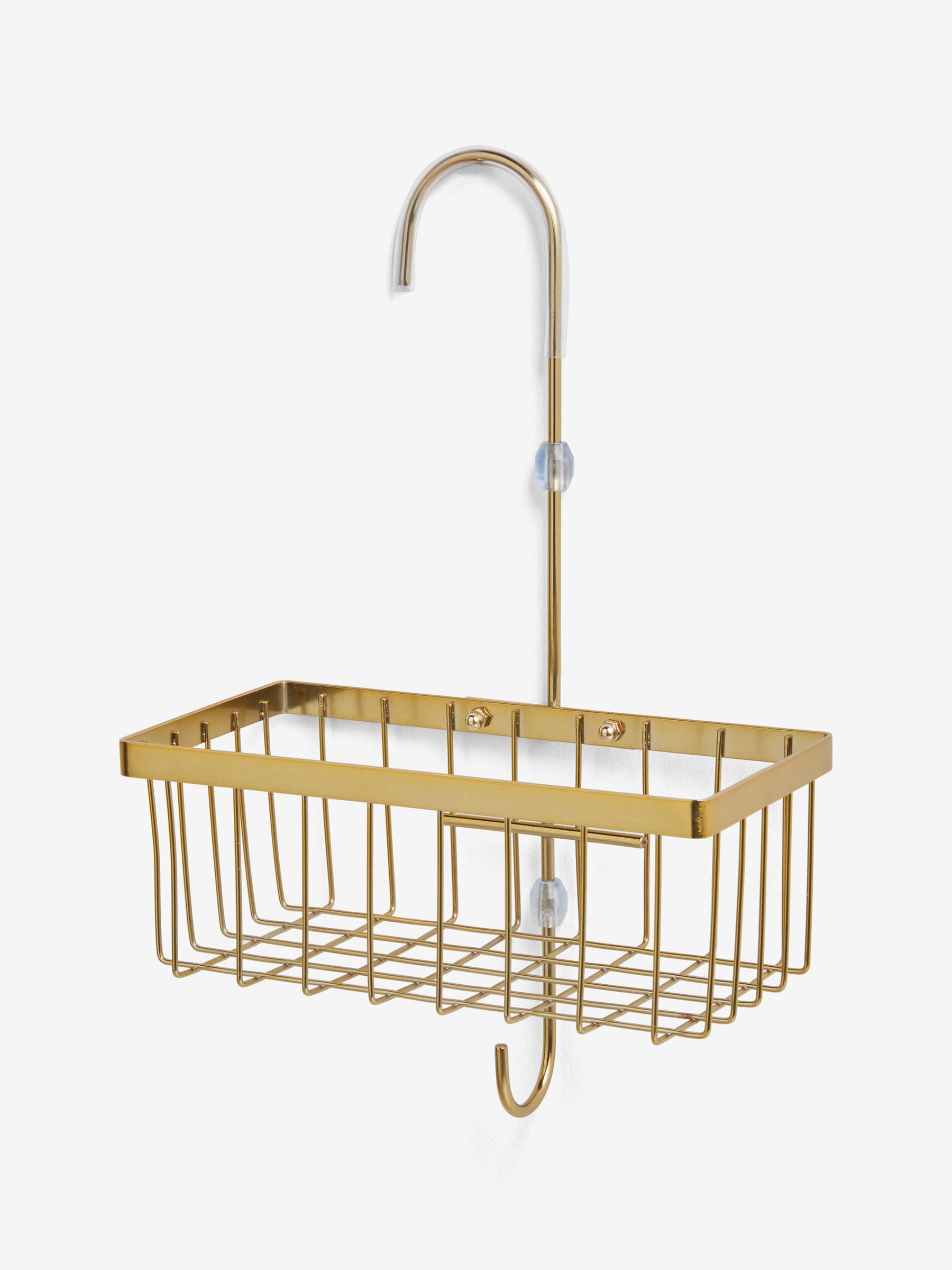 Gold hanging shower caddy 33x21x11.5cm, UK version