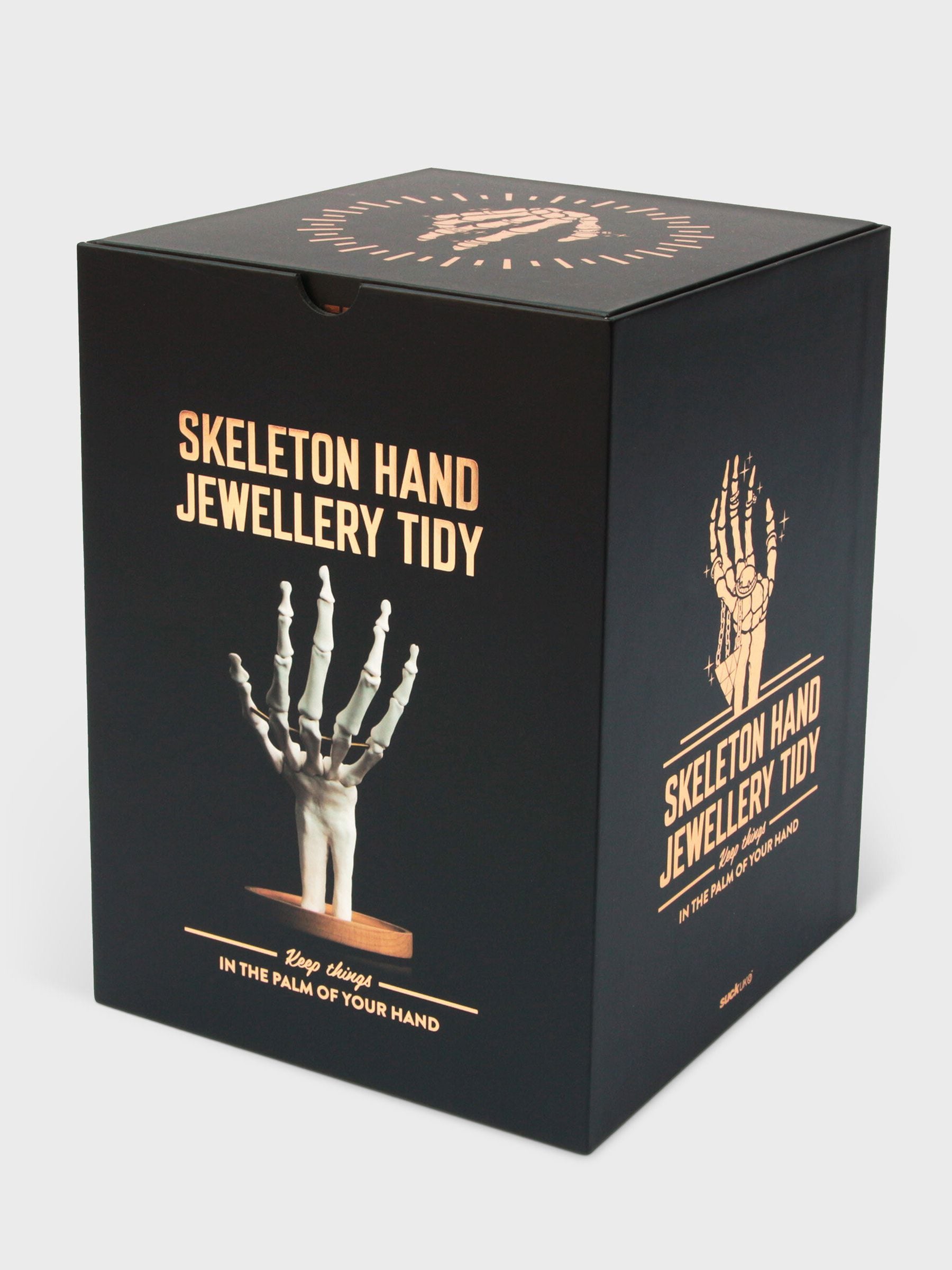 Suck UK White Skeleton Hand Jewellery Tidy 0.1Kg (British brand)