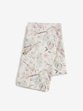 Pink Love Bird Floral Wipe Clean Tablecloth