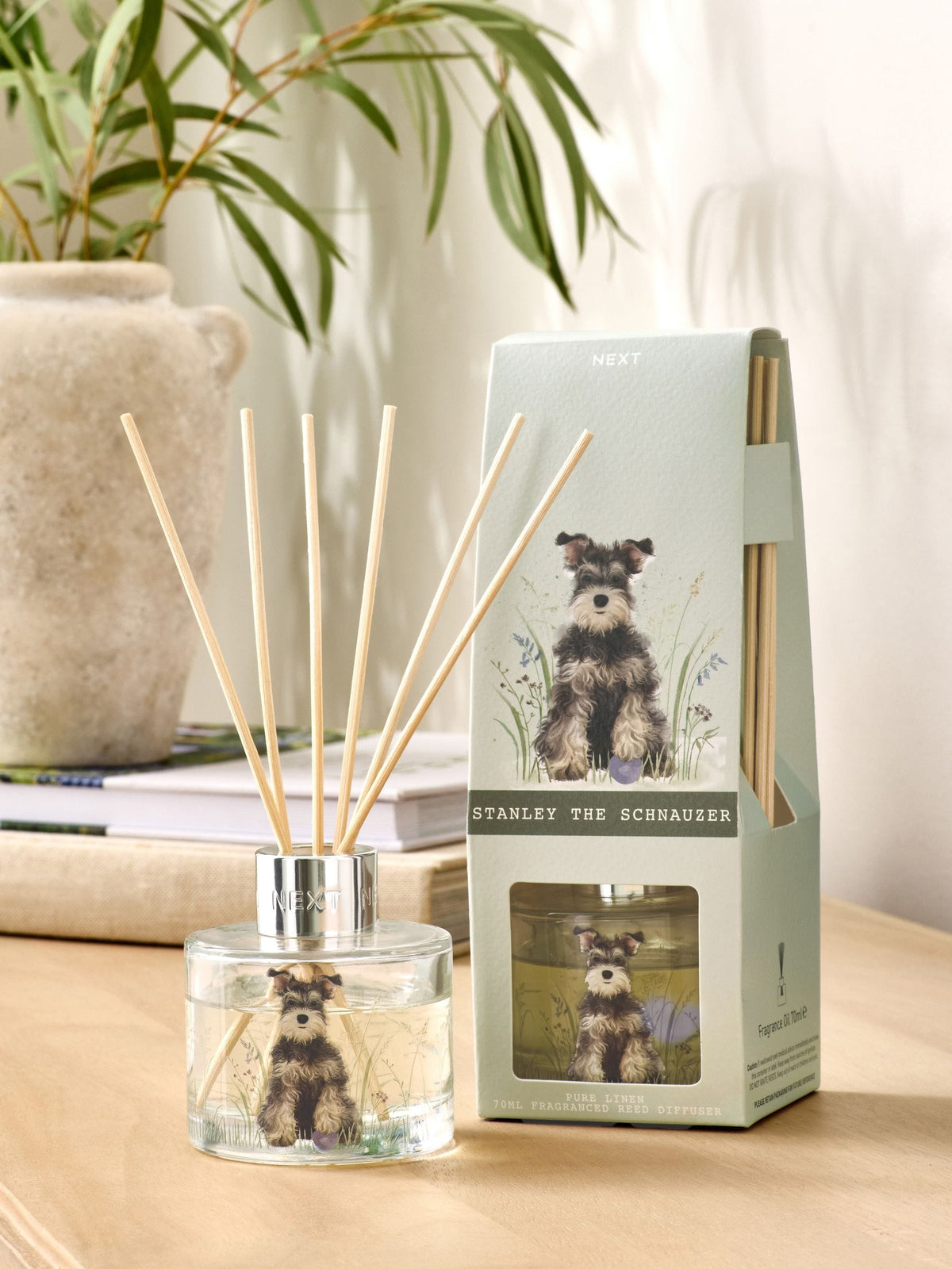 Stanley the Schnauzer Pure Linen 70ml Fragranced Diffuser