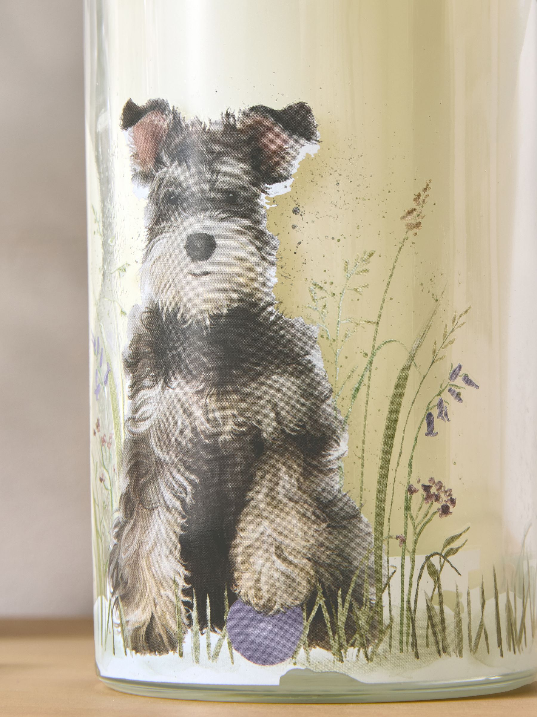 Stanley the Schnauzer Pure Linen Candle