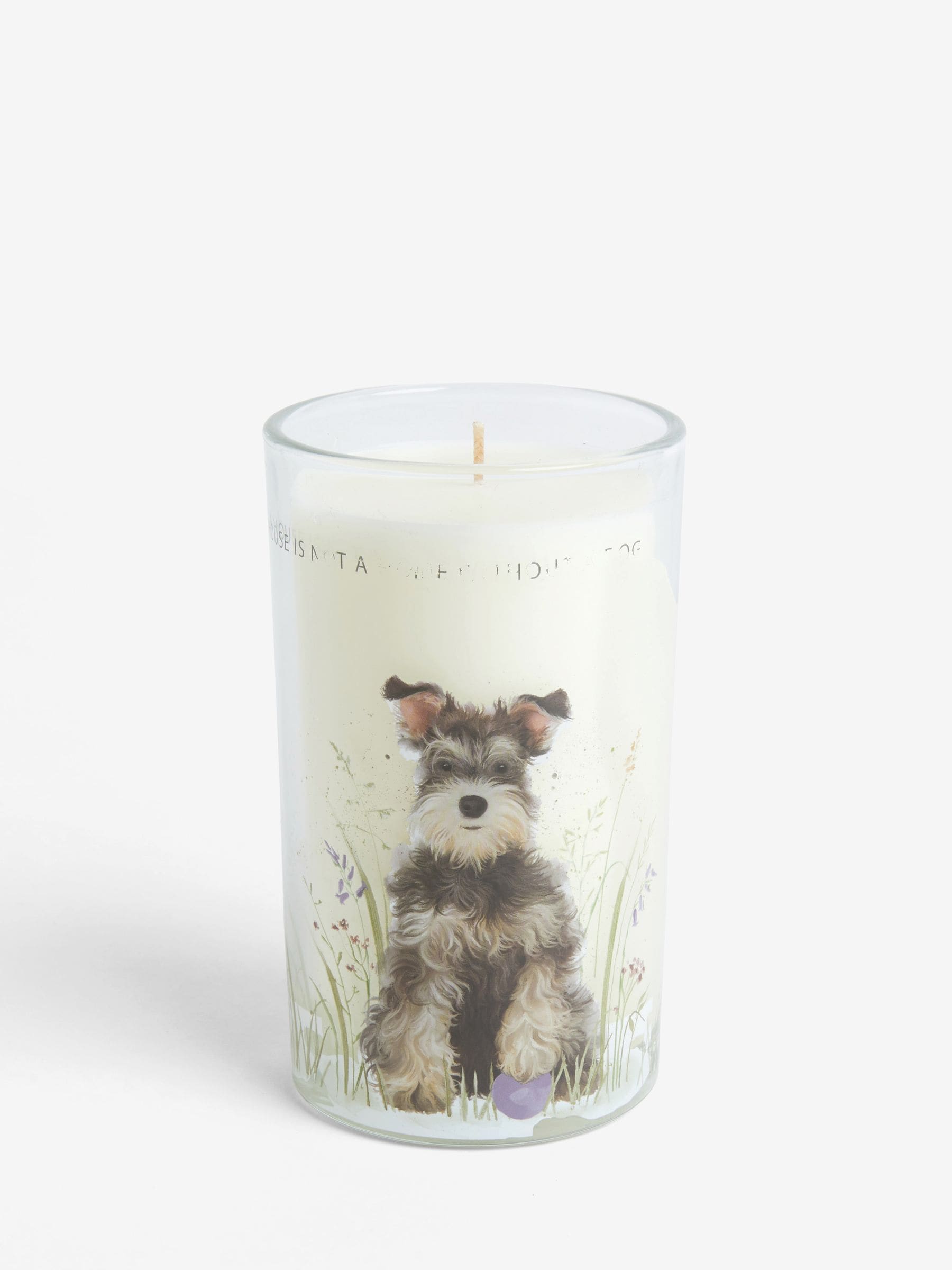 Stanley the Schnauzer Pure Linen Candle