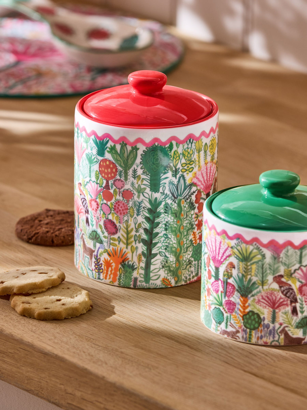 Lucy Tiffney Pink Storage Jar