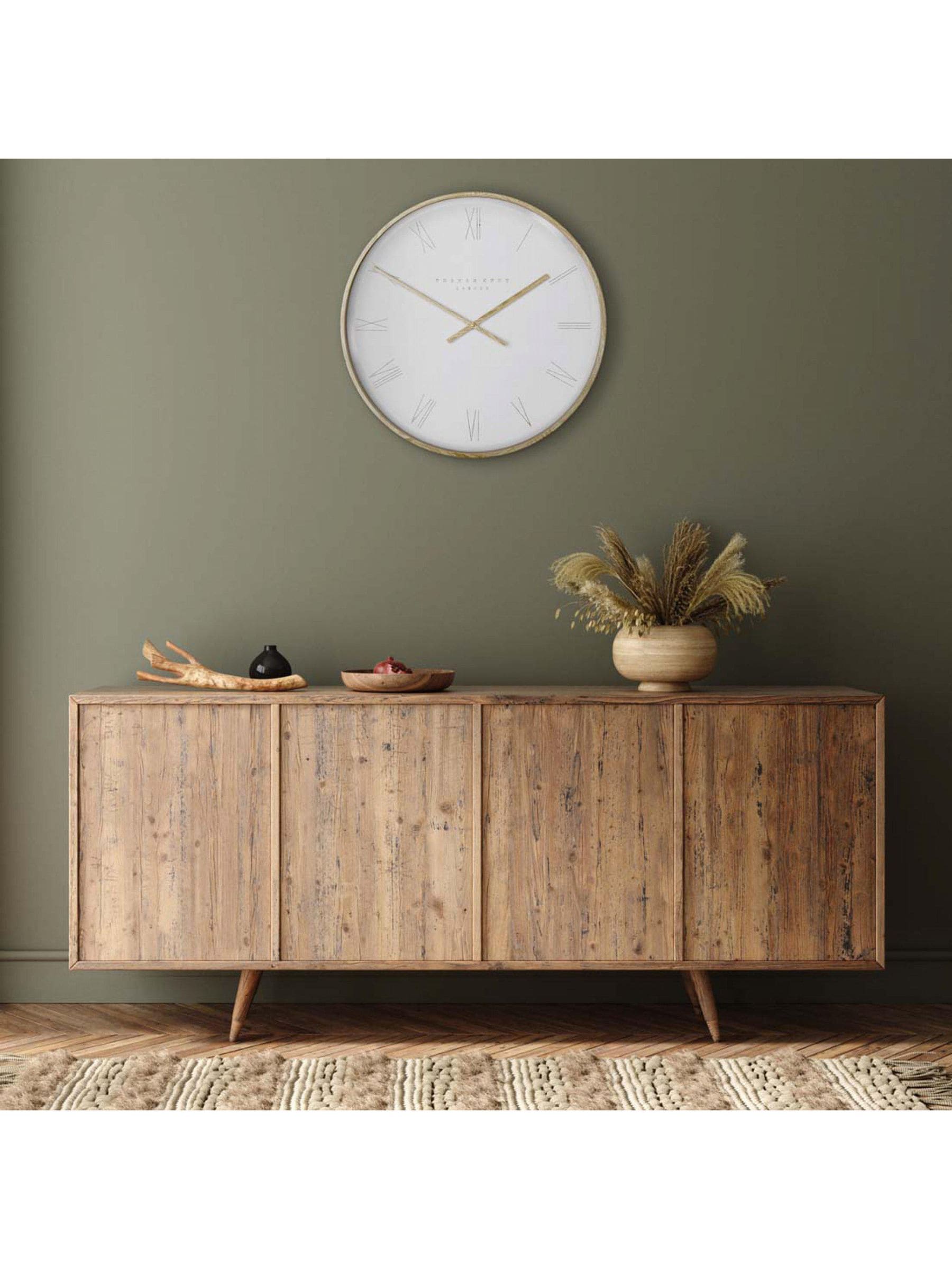 Thomas Kent Clocks Natural Nordic wall clock 21 inch (British brand)