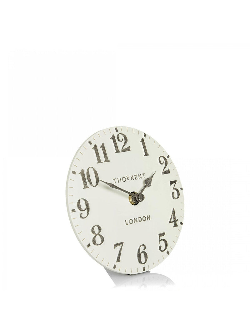 Thomas Kent Natural Arabic Mantel Clock 6 Inch (British brand)