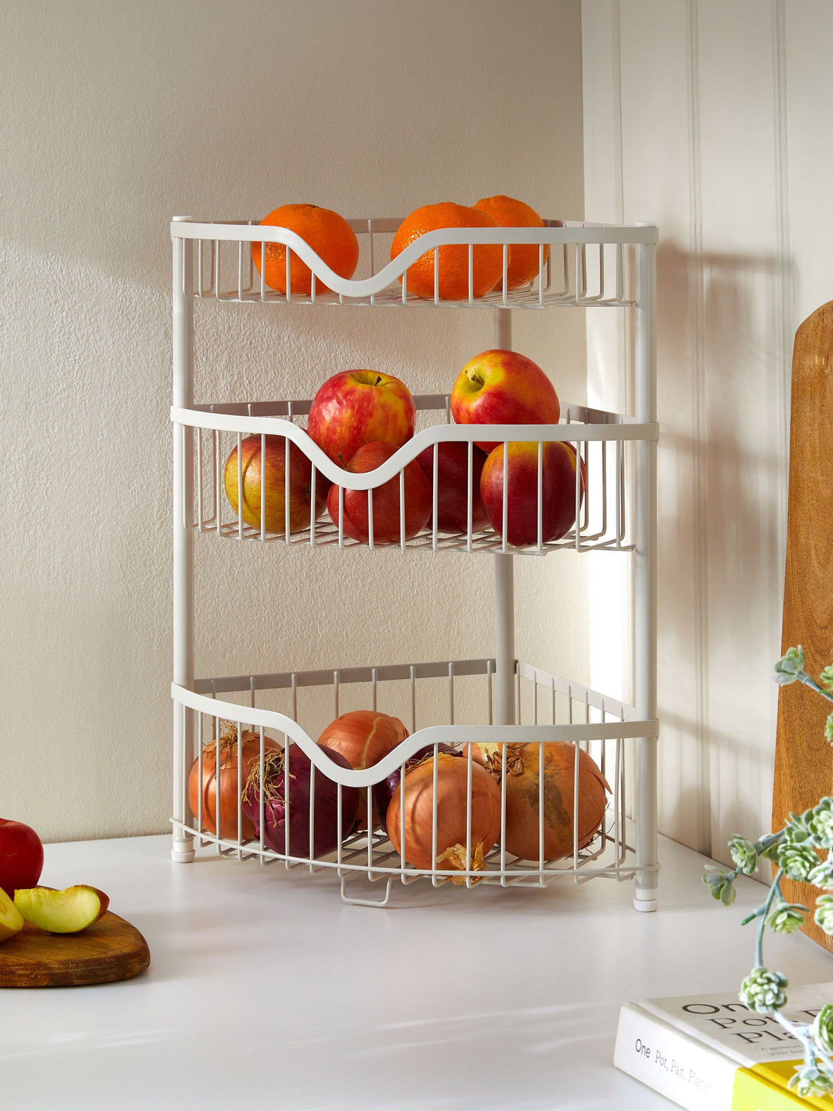 Natural Bronx Corner Storage Caddy