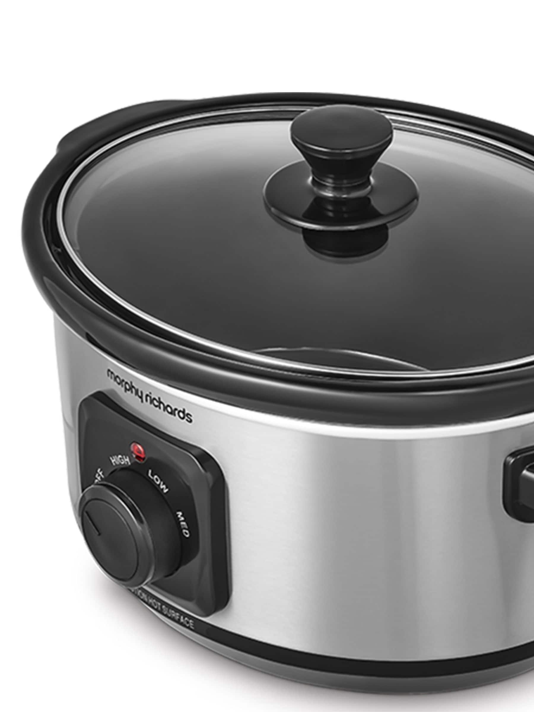 Morphy Richards stainless steel slow cooker 3.5L, imported from the UK