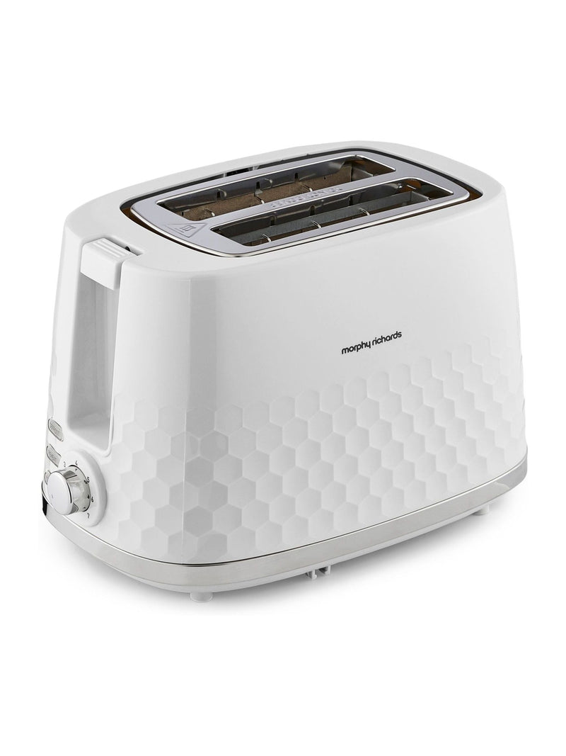 Morphy Richards White Hive 2 slice toaster, imported from the UK