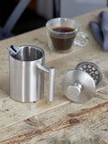 Stellar Brushed Silver 2.5 Cup Double-Wall Insulated Cafetiere 300ml