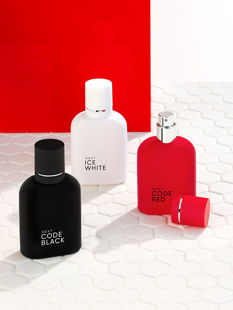 Men's fragrance gift set Code Red Ice White Code Black 90ml (British brand)