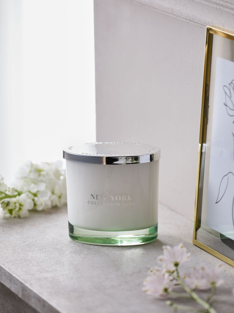 Collection Luxe Jasmine & Orange Blossom 2 Wick Candle 10cm - British product