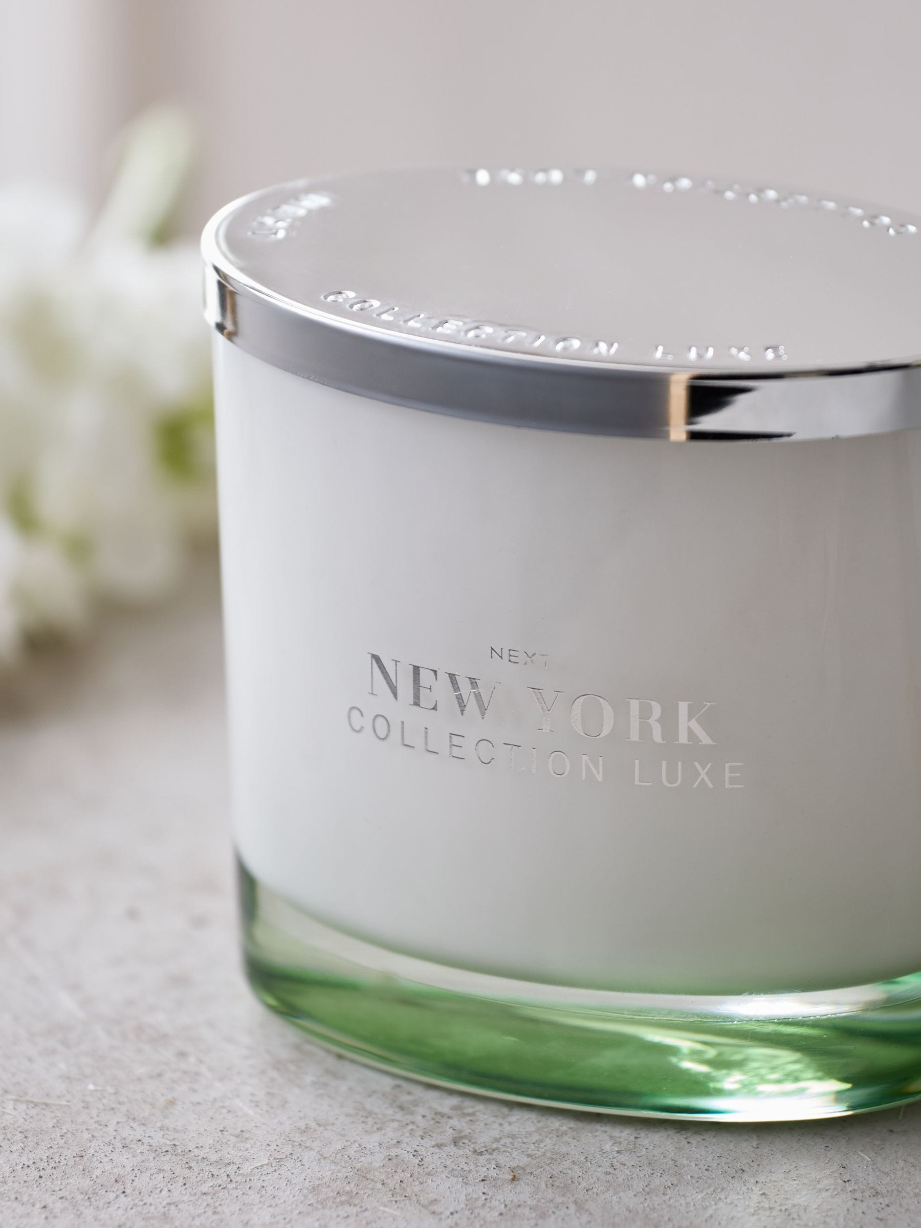 Collection Luxe Jasmine & Orange Blossom 2 Wick Candle 10cm - British product