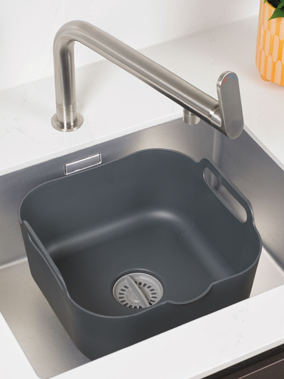 ReBorn dark grey washing up bowl 9-litre, imported from the UK