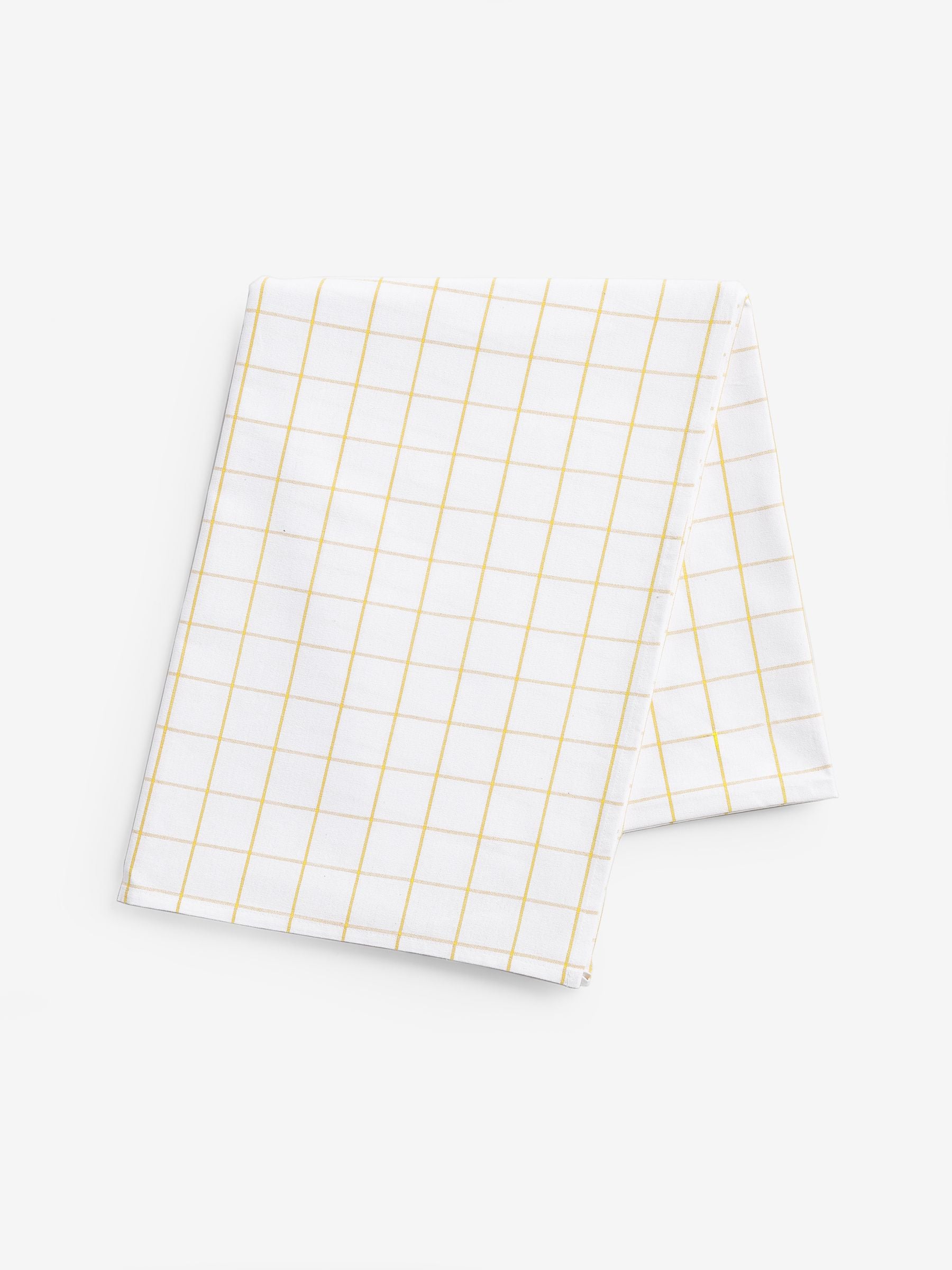 Nina Campbell ochre yellow table cloth, imported from the UK