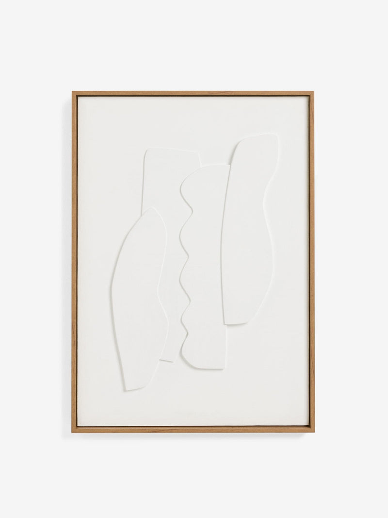 MADE.COM White Dixie Sculptural Wall Art