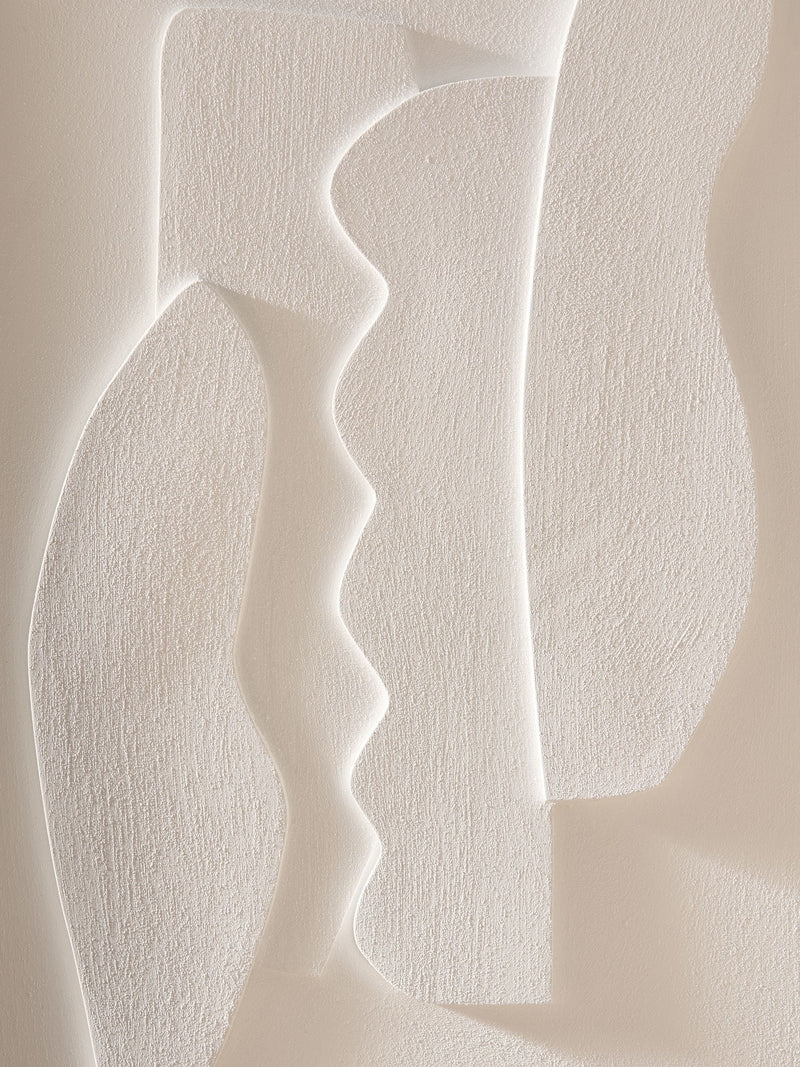 MADE.COM White Dixie Sculptural Wall Art