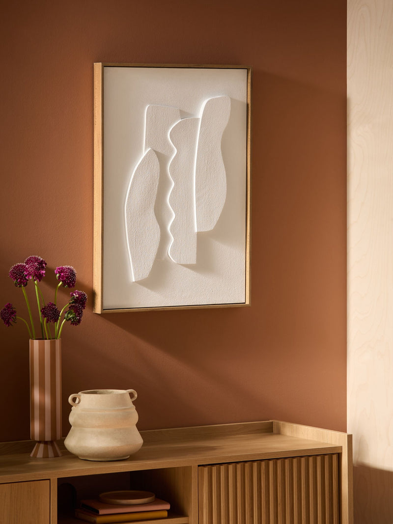 MADE.COM White Dixie Sculptural Wall Art