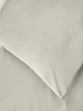 Pale sage green duvet cover and pillowcase set, imported from the UK