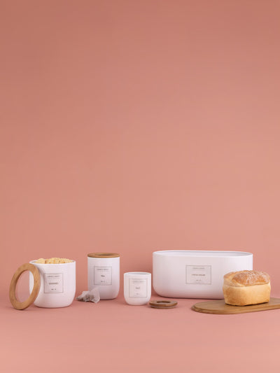 Typhoon White Eden Full Storage Cannister Set with Bread Bin