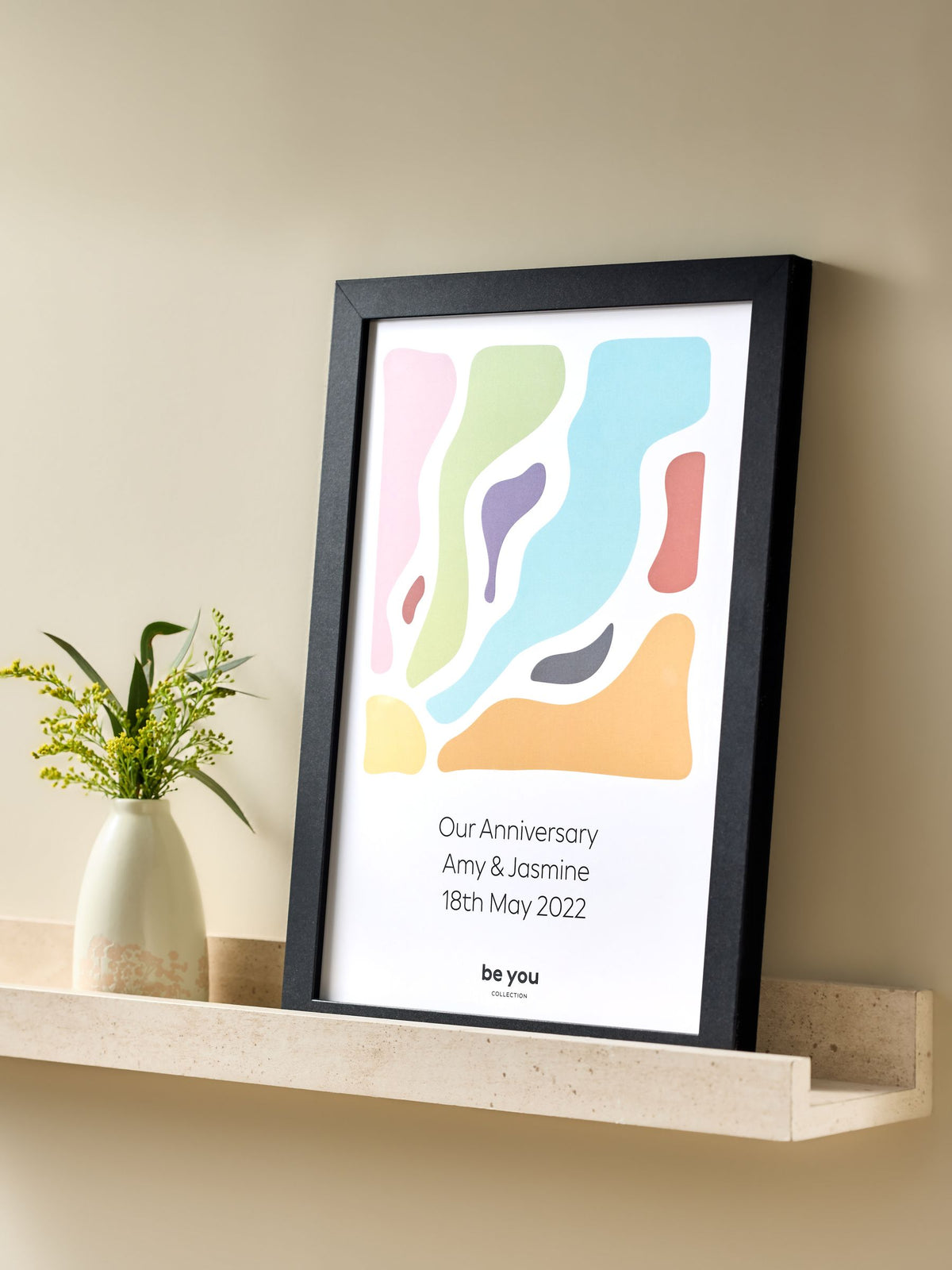 PMC Personalised Be You With Sunshine Framed Print, imported from the UK