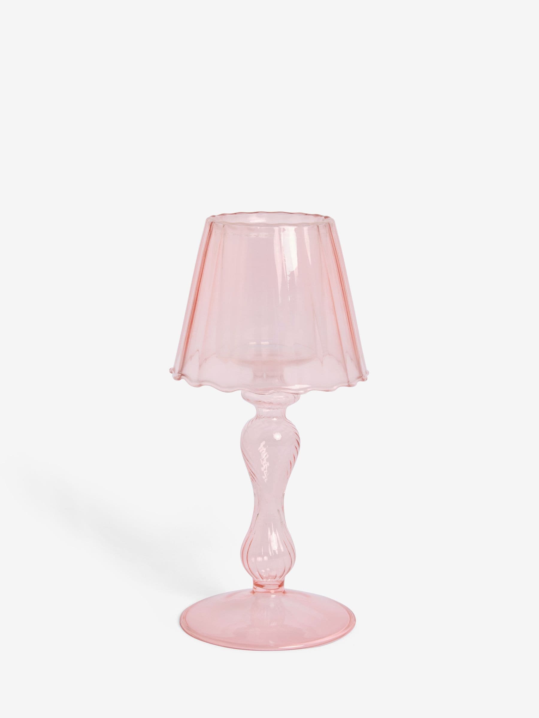 Shabby Chic by Rachel Ashwell pink tea light holder 21cm (British brand)