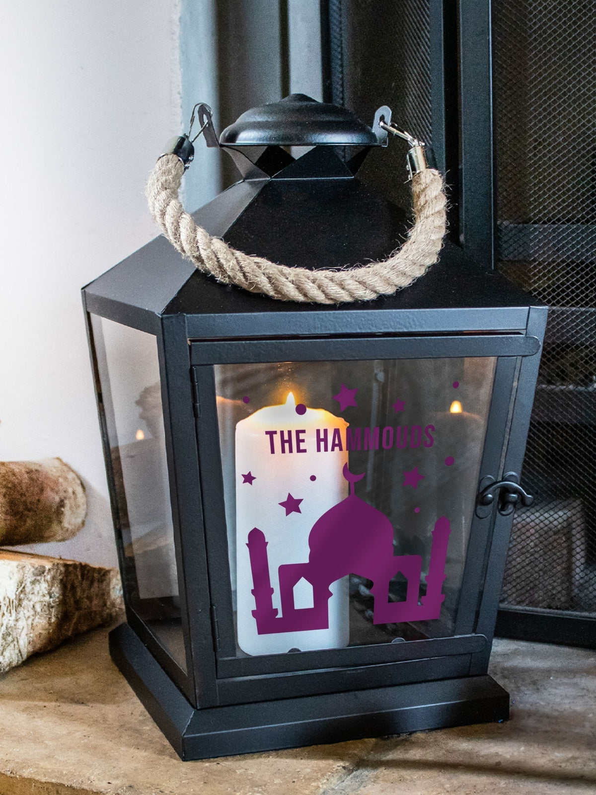 Personalised Eid Large Lantern by Jonnys Sister
