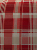 Dreams & Drapes Red Connolly Check duvet cover and pillowcase set - British product
