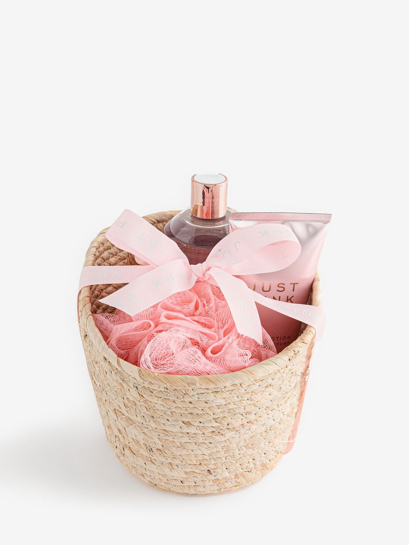 Just Pink Bath & Body Gift Basket 400ml, UK version