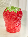 Strawberries & Cream Fruity Decorative Candle