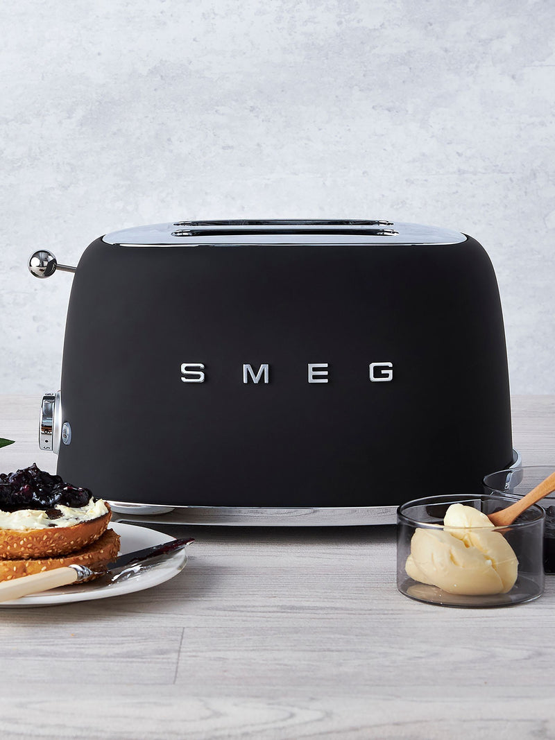 Smeg Black Matt 2 slice toaster (British brand)