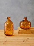 Fifty Five South amber huda tall glass bottle vase 34cm - British product