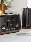Salter Black Toronto 4 slice toaster (British brand)