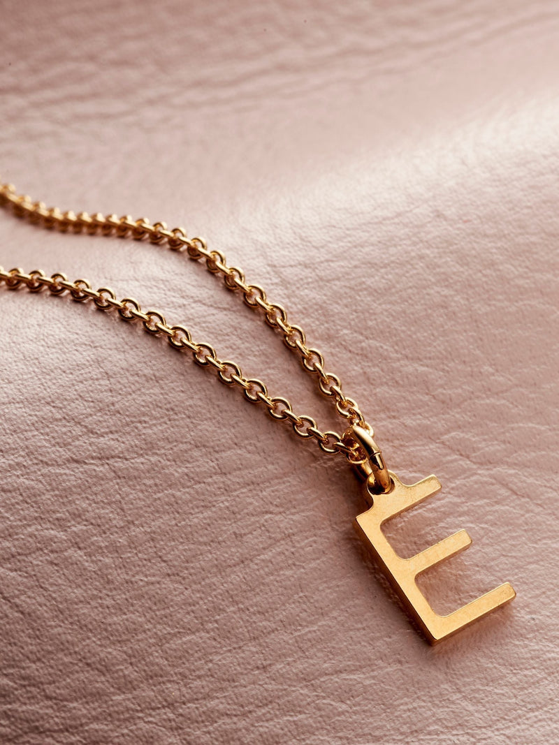 Posh Totty Designs personalised letter necklace, imported from the UK