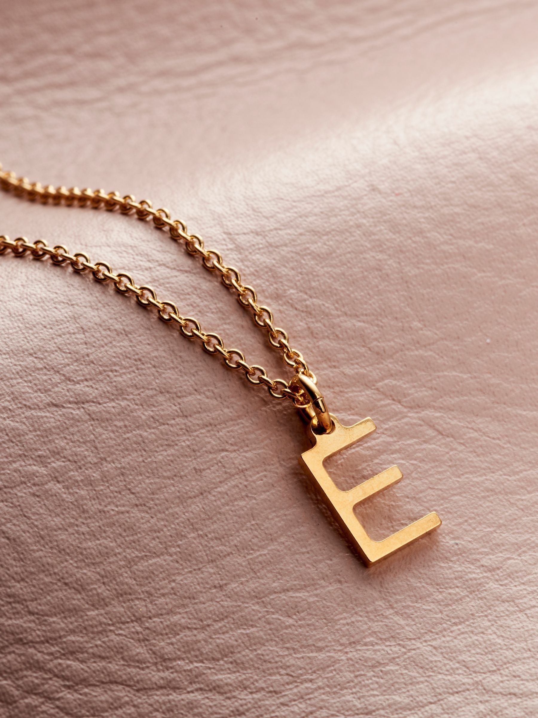 Posh Totty Designs personalised letter necklace, imported from the UK