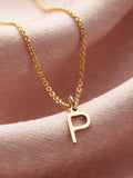 Posh Totty Designs personalised letter necklace, imported from the UK