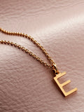 Posh Totty Designs personalised letter necklace, imported from the UK