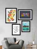 East End Prints Black More Love Framed Art Print