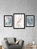 East End Prints black glacier heron VI framed art print - British product