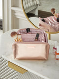 Fold Out Multi Section Makeup Bag