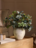 Green Artificial Foliage Arrangement in Lydford Vase