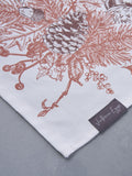 Victoria Eggs Deep Brown and Russet Autumn Garden cotton apron (British brand)