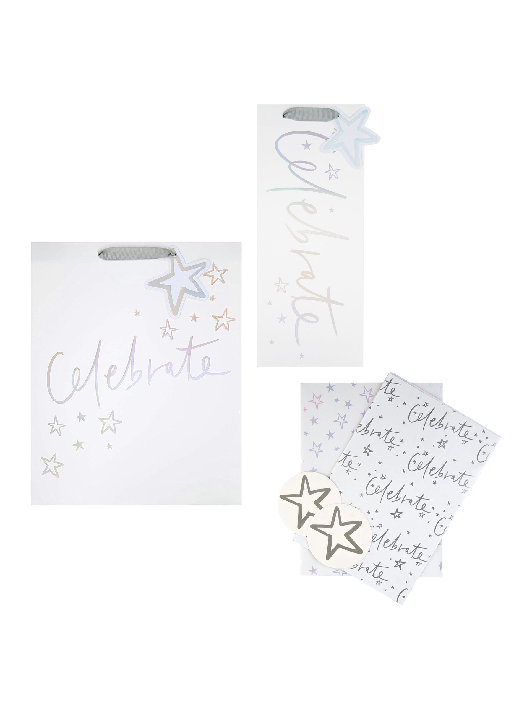 Hallmark White Celebration Gift Wrap Set, UK version