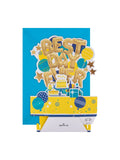 Hallmark 3D pop-up birthday card with celebration banner, UK version