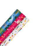 Hallmark Multi Wrapping Paper 3 Rolls x 2M In 3 Fun Kids Designs