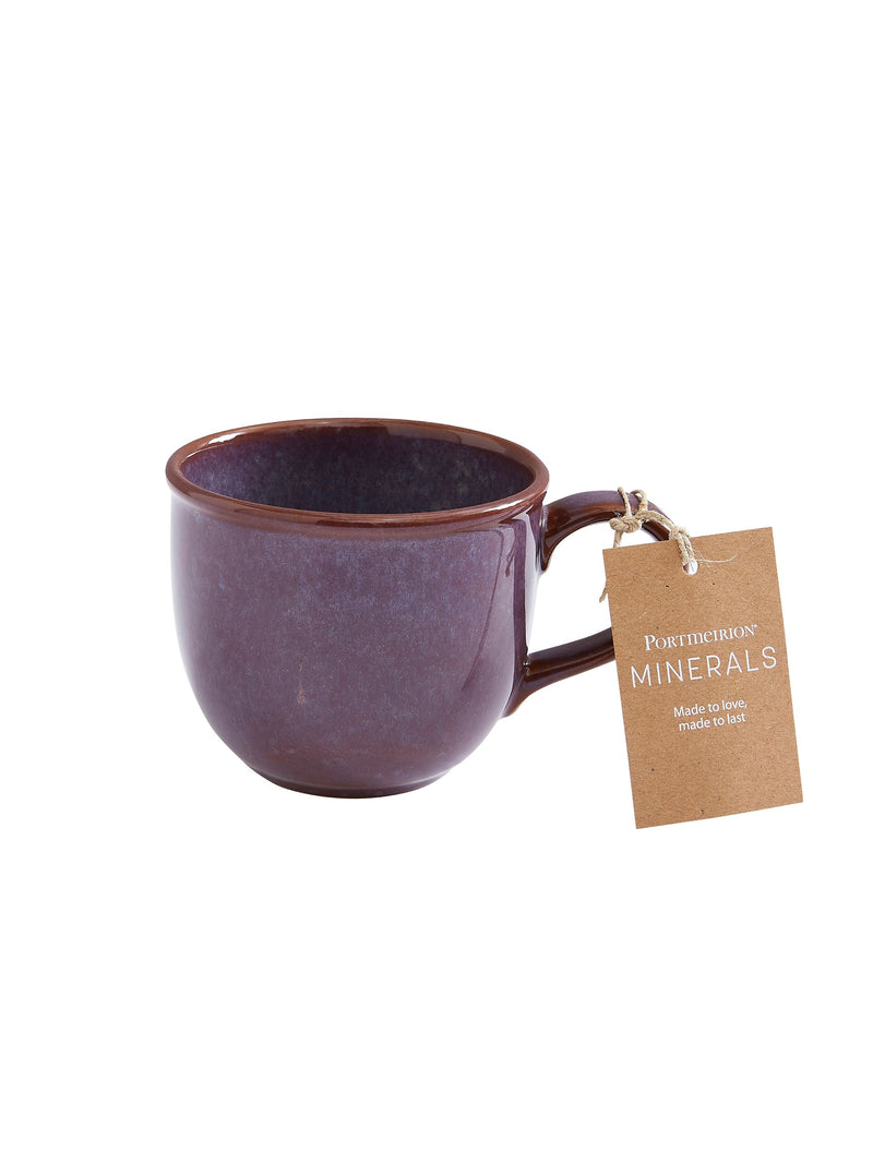 Set of 4 Reactive Glaze Mugs with Unique Mineral-Inspired Patterns