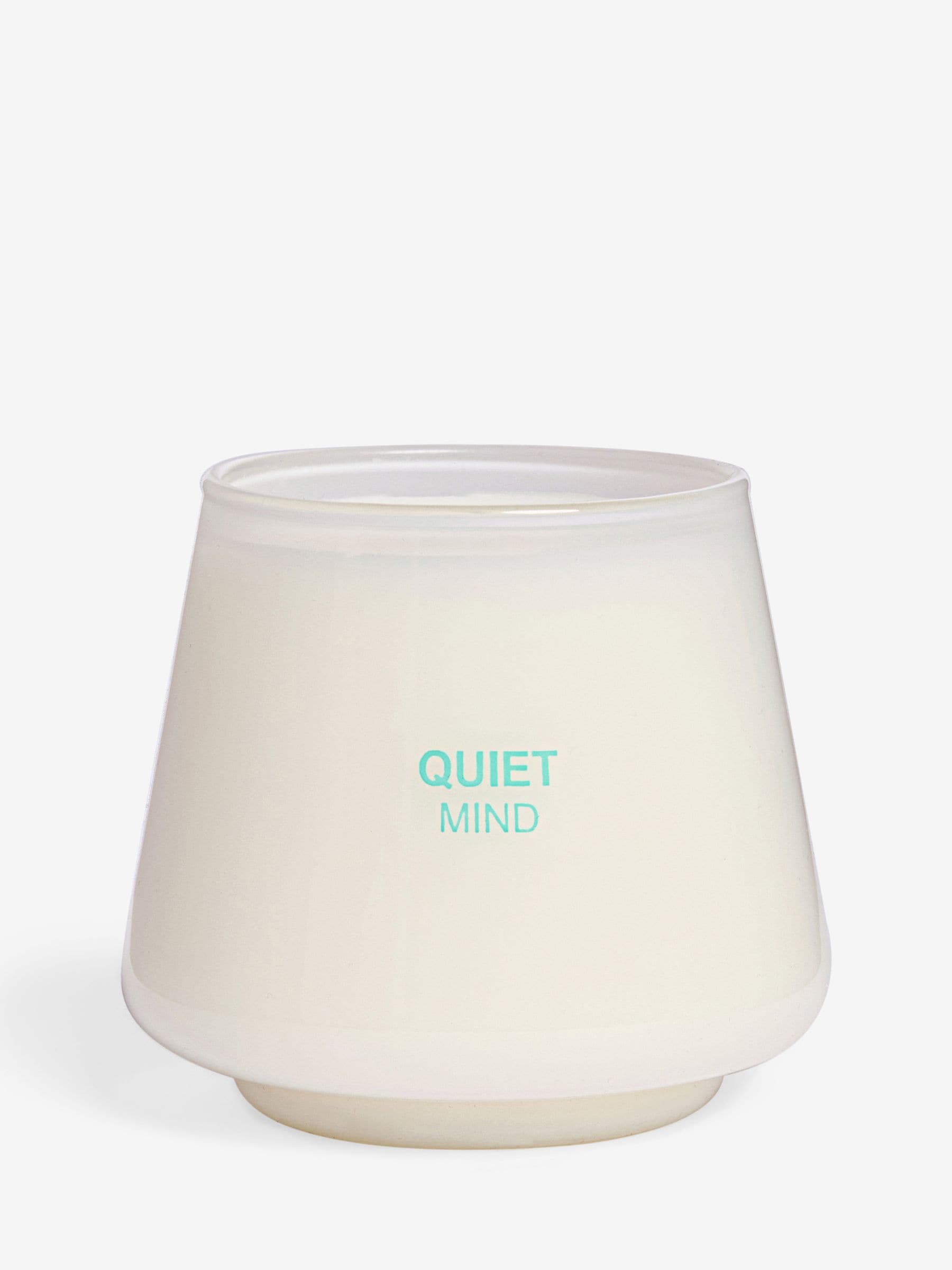 White lavender and cedarwood aromatherapy candle 9.5cm (British brand)