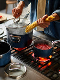 Joseph Joseph Midnight Blue Space Folding Handle Ceramic Nonstick Saucepan 15cm, UK version