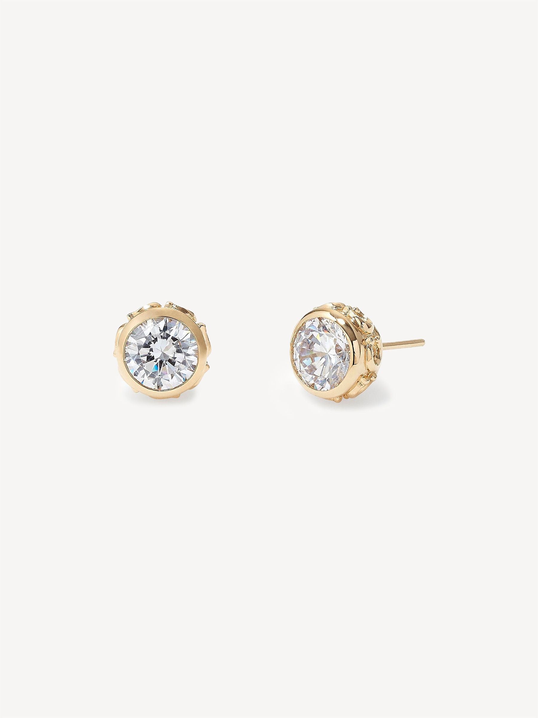 COACH Gold Tone Earrings