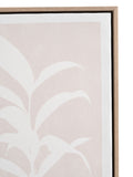 Pacific Natural leaf print framed canvas set, 50x35x4cm, imported from the UK