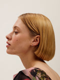 Ted Baker Hoop Earrings Silver Tone (British brand)